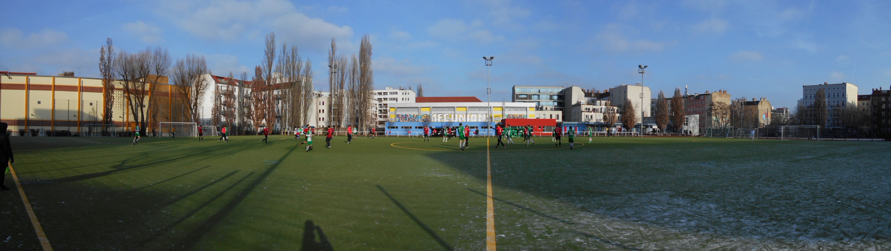Kurt-Ritter-Sportplatz: SFC Friedrichshain – SV Solidarität / Tasmania