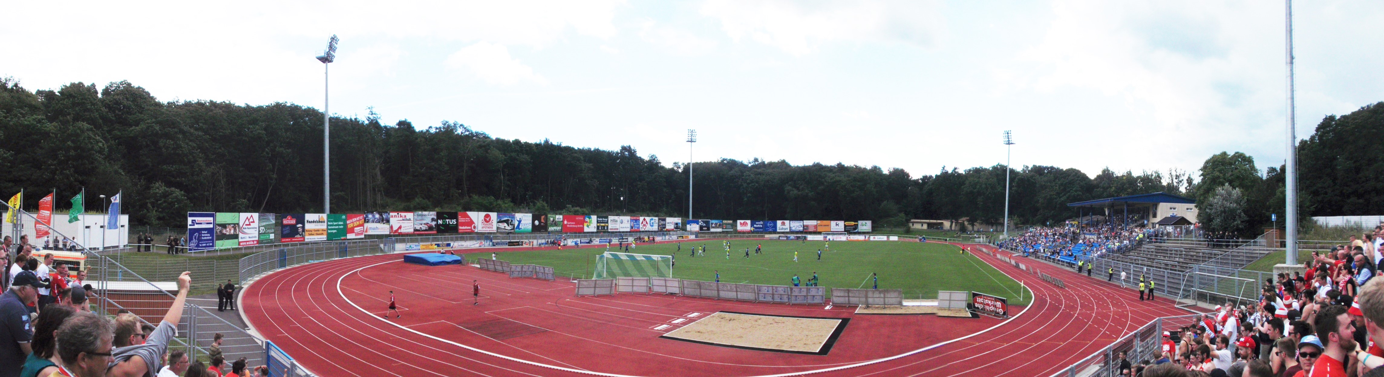 Parkstadion: TSG Neustrelitz – FC Energie Cottbus