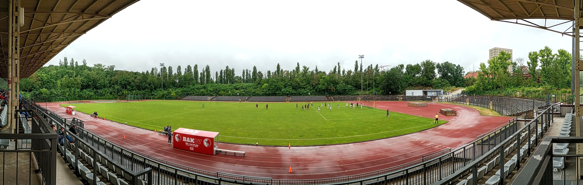 Poststadion: Berliner AK 07 – VfL Halle 96
