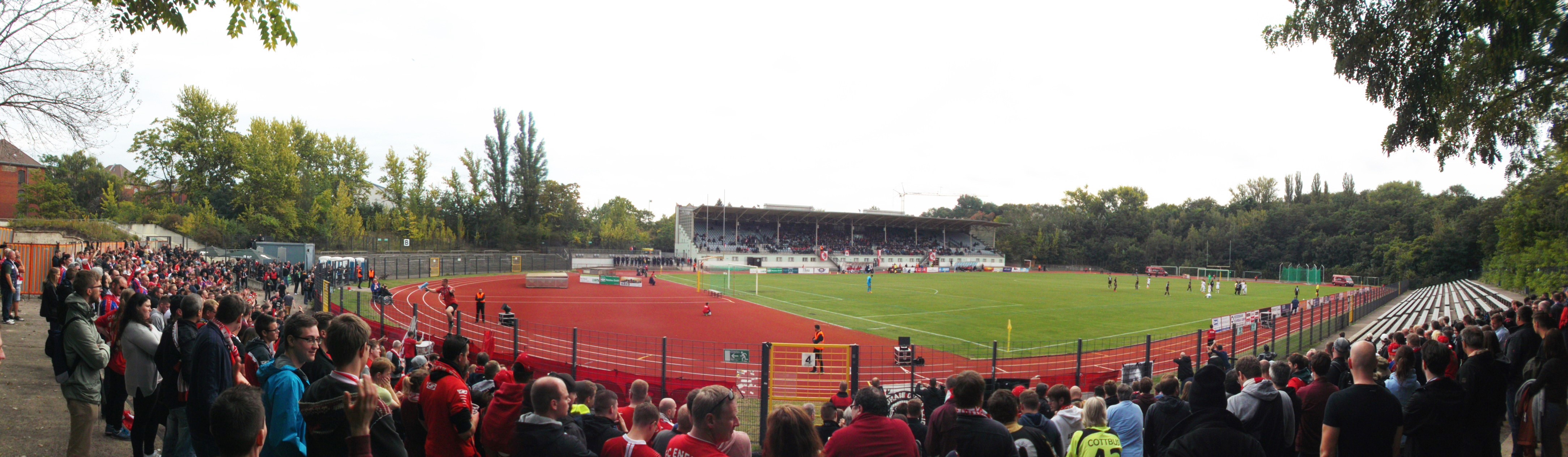 Poststadion: Berliner AK – FC Energie Cottbus