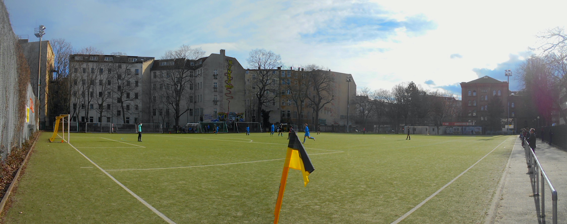 Sportplatz Wrangelstraße: FSV Hansa 07 Berlin – Nordberliner SC