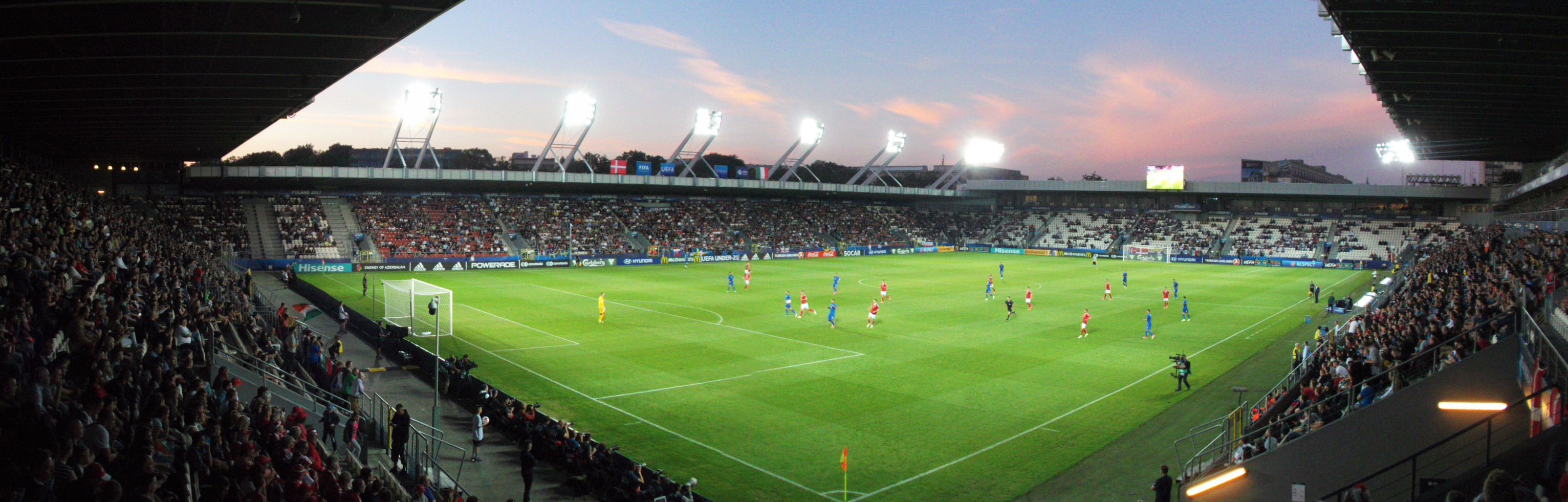 Stadion Cracovii im. Józefa Piłsudskiego: Dänische Auswahl – Italienische Auswahl