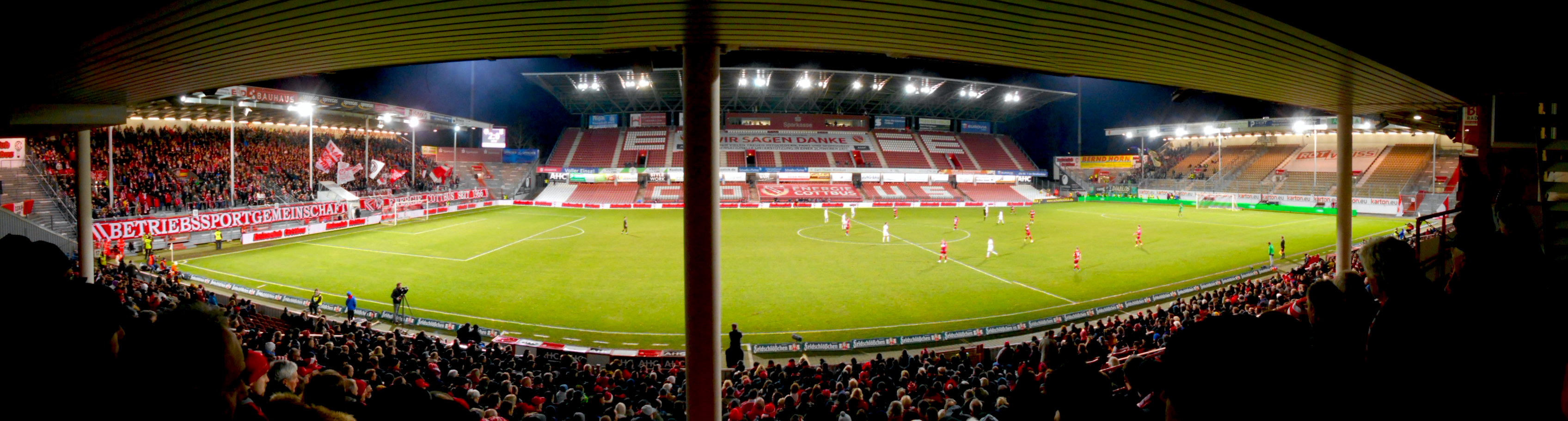 Stadion der Freundschaft: FC Energie Cottbus – BSG Chemie Leipzig