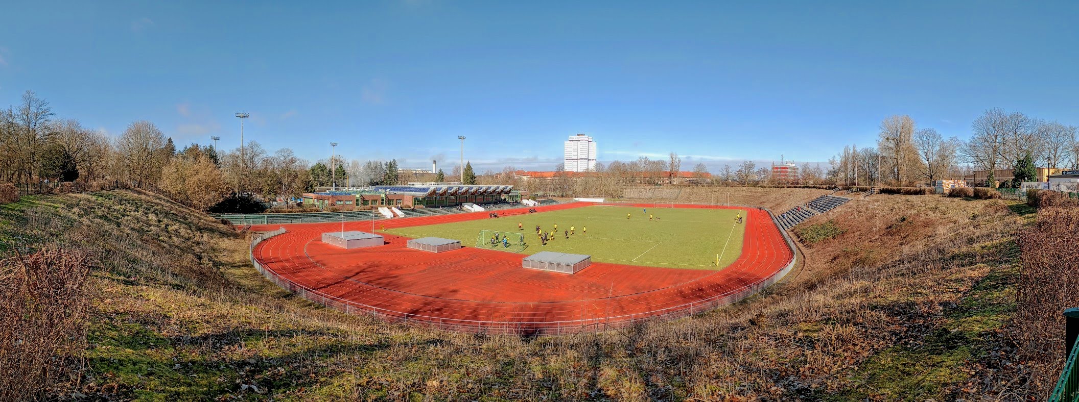 Stadion Wilmersdorf: Sportfreunde Charlottenburg-Wilmersdorf – FC Concordia Wilhelmsruh