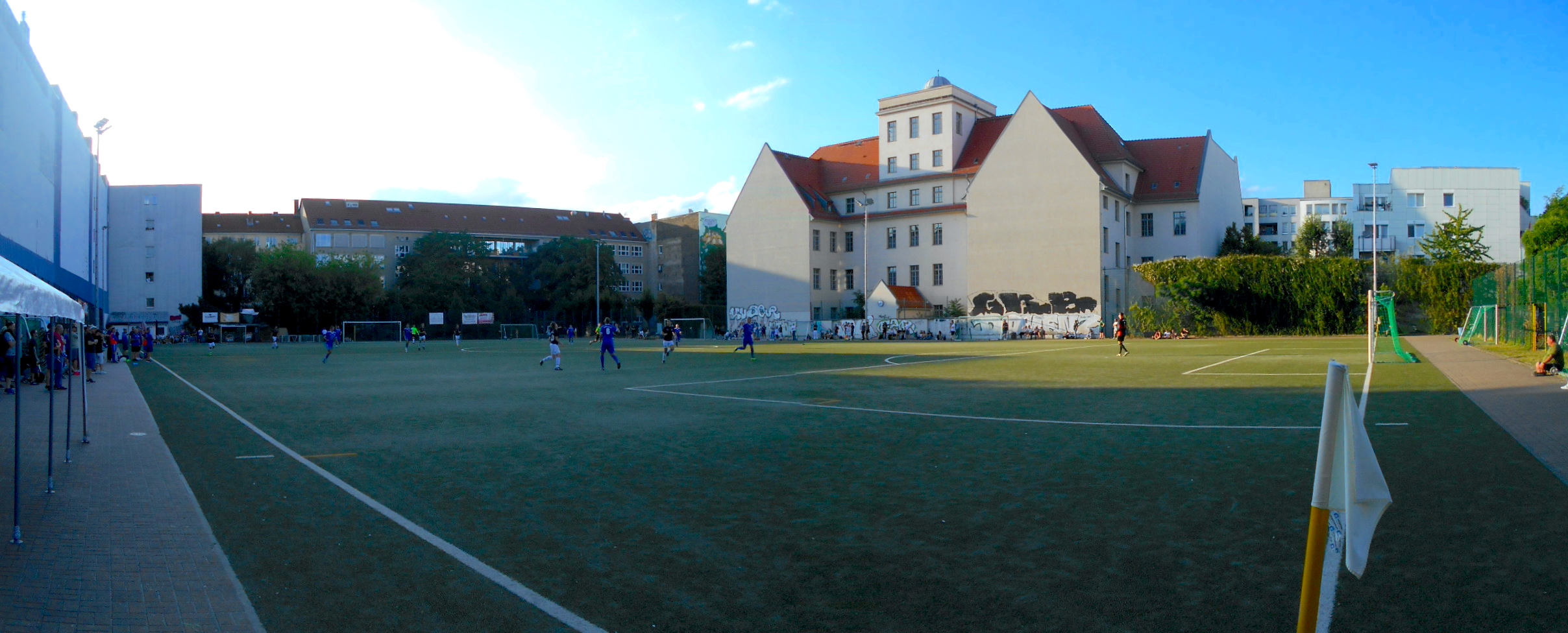 Tesch-Sportplatz: SG Rotation Prenzlauer Berg – Weißenseer FC