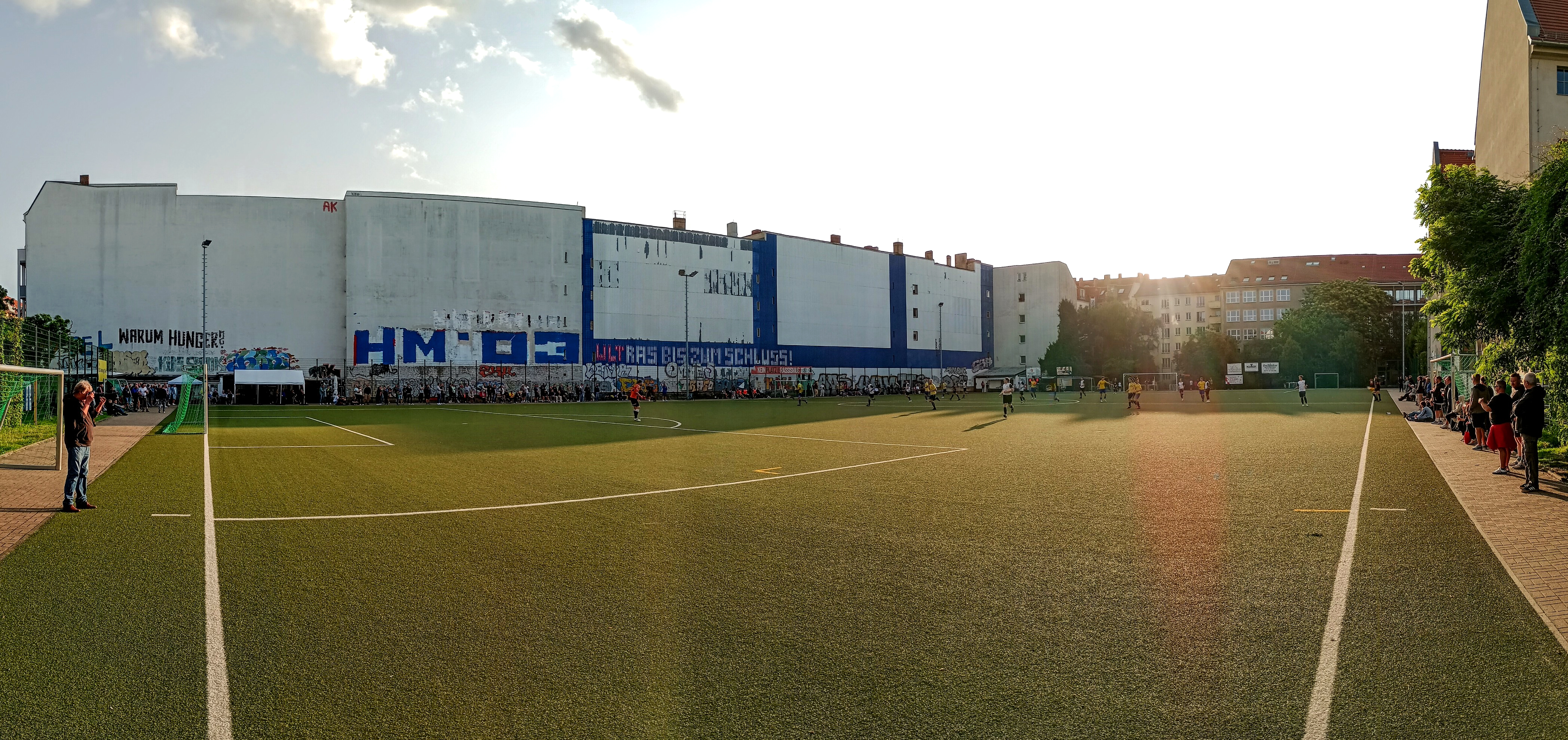 Tesch-Sportplatz: SV Blau-Gelb Berlin – SG Rotation Prenzlauer Berg