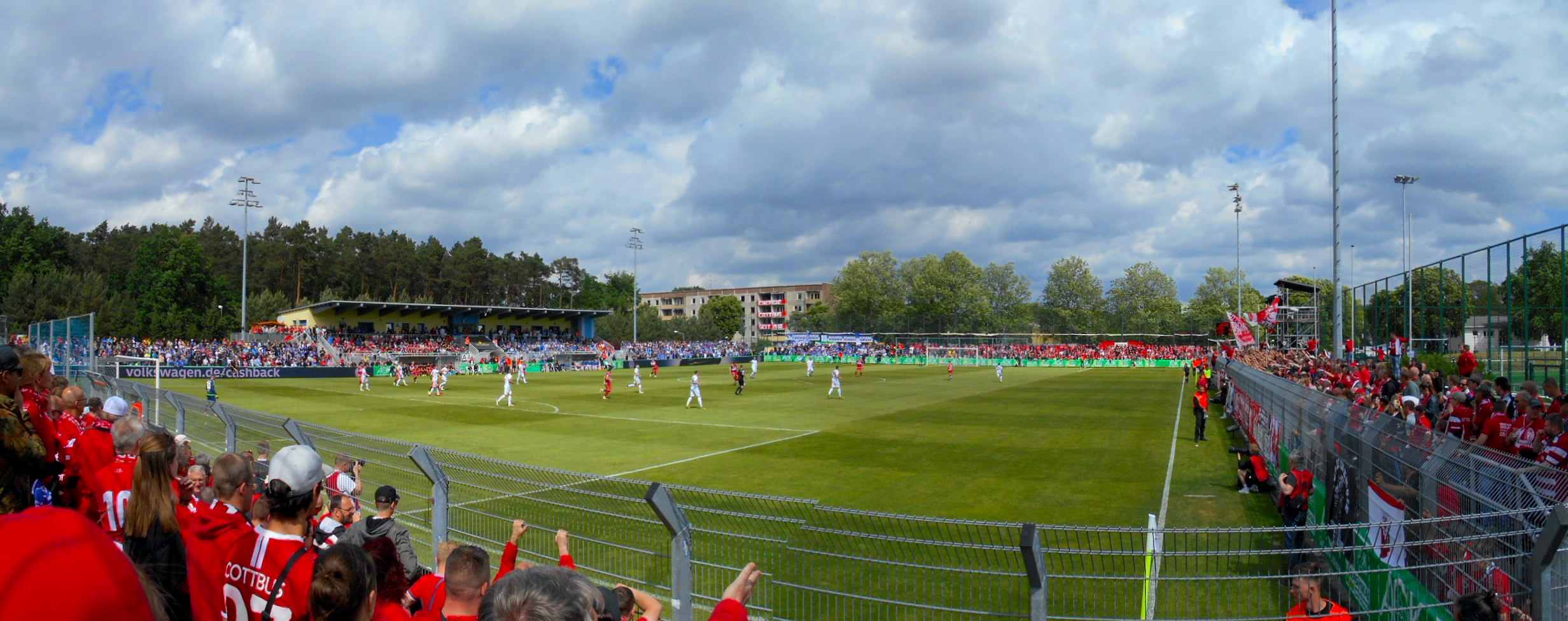 Werner-Seelenbinder-Stadion: VfB 1921 Krieschow – FC Energie Cottbus